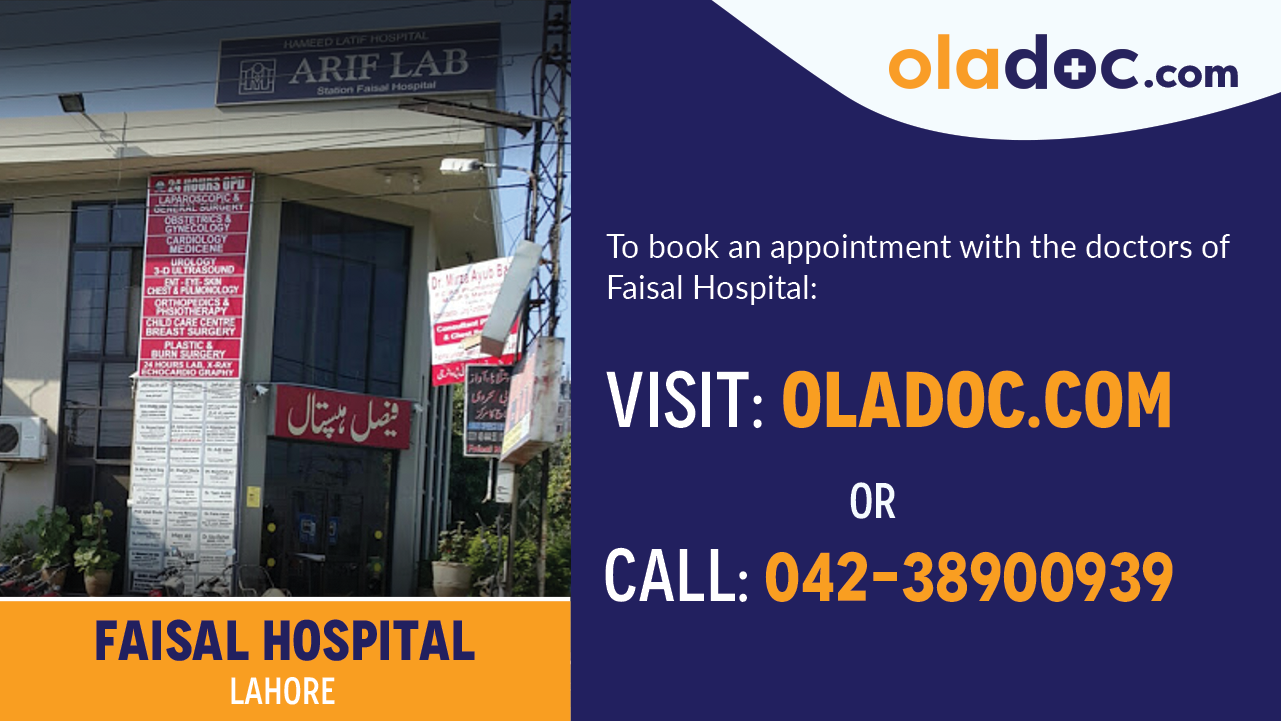 Book Appointment With Doctors at Faisal Hospital Lahore